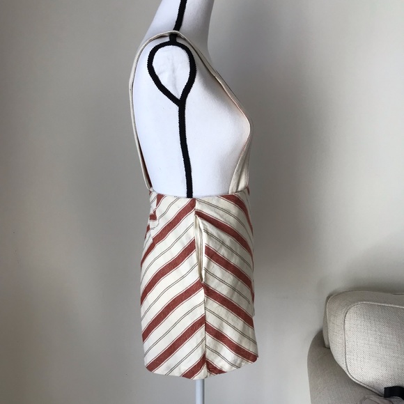 UO Maisy Striped Shortall Overall - Picture 7 of 8